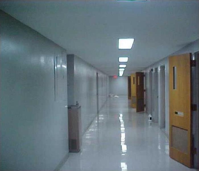 Clean hallway