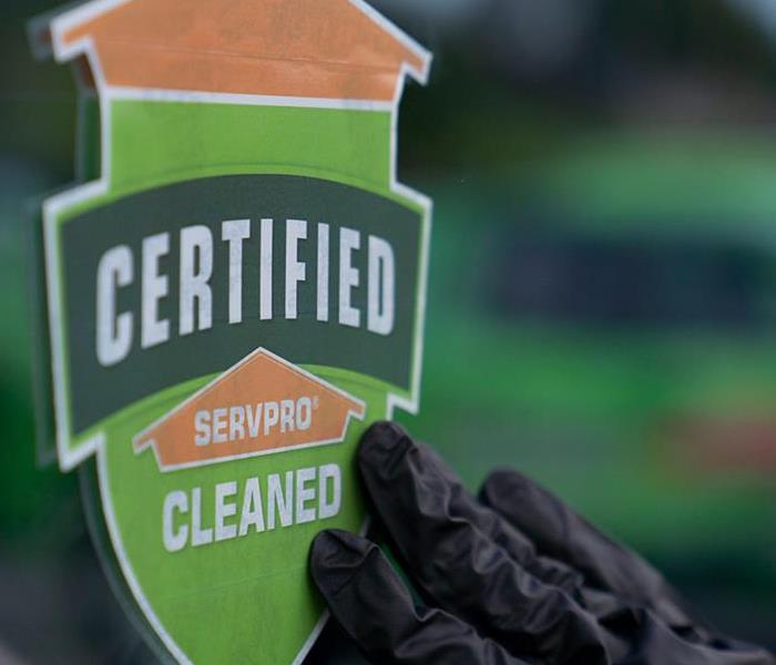 Certified: SERVPRO Cleaned logo for SERVPRO